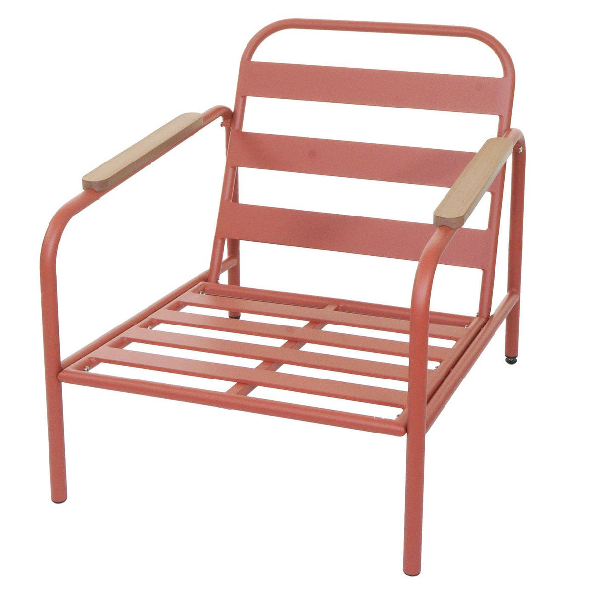 GARTENSTUHL Terrakotta Polster Beige - Terracotta, Metall (68/81/88cm) - PROREGAL