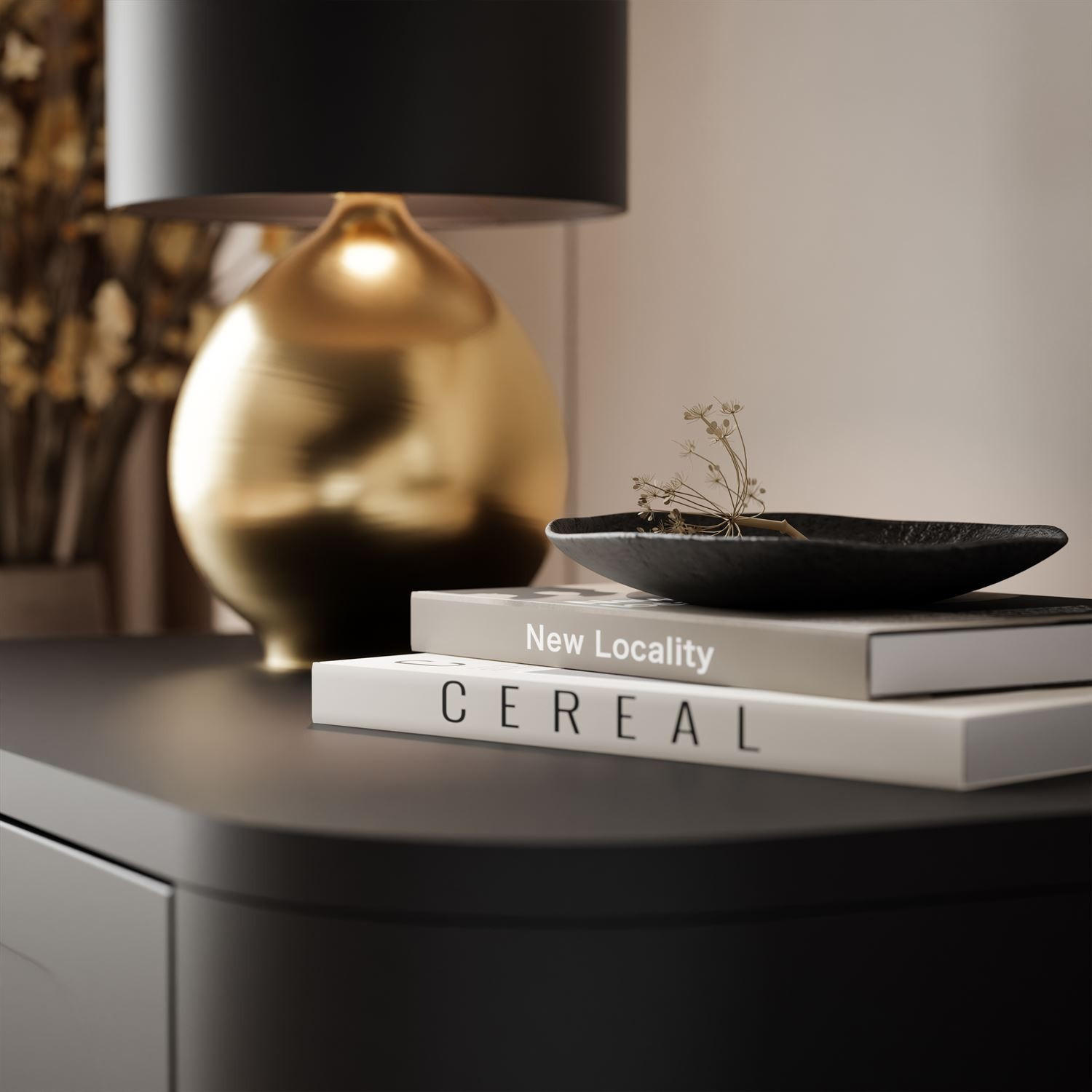 Thumbnail - Lookway Nachttisch, Schwarz, Holzwerkstoff, 60x61x40 cm, Schlafzimmer, Nachttische