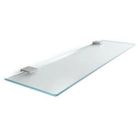 GLASREGAL Milchglas - 45x13 cm - Transparent, Glas (45/0.6/13cm) - TULUP