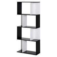 REGAL DE-15476 5 Ebenen, 60/24/148 cm Schwarz - Schwarz, Holzwerkstoff (60/148/24cm) - ComfortXL