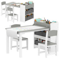 KINDERSITZGRUPPE DE-17533 mit Papierrolle, Regalen & Schubladen Grau - Grau, Holzwerkstoff (58/64/102.5cm) - ComfortXL