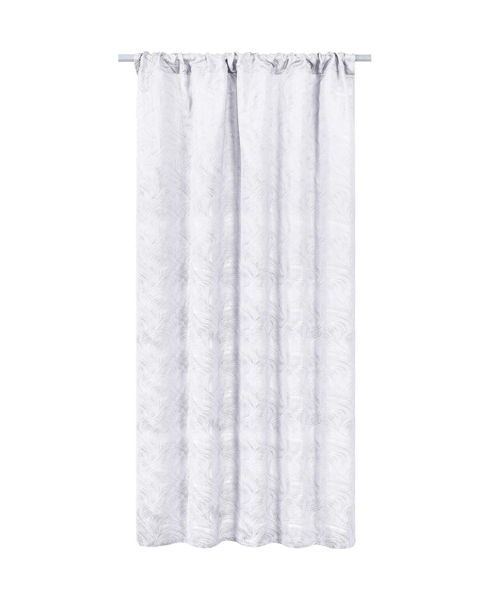 VORHANG Floah - Weiß, Textil (140/1/250cm) - home&you