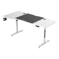 COMPUTERTISCH Stryn - Weiß, Metall (75/160/117cm) - pro.tec