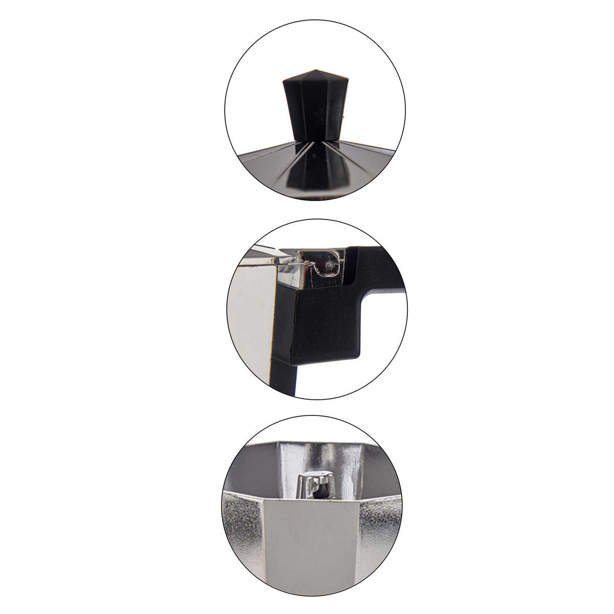 ESPRESSOKOCHER Aluminium Arco 150 ml - Silberfarben, Metall (9/15/15.5cm) - Kinvara