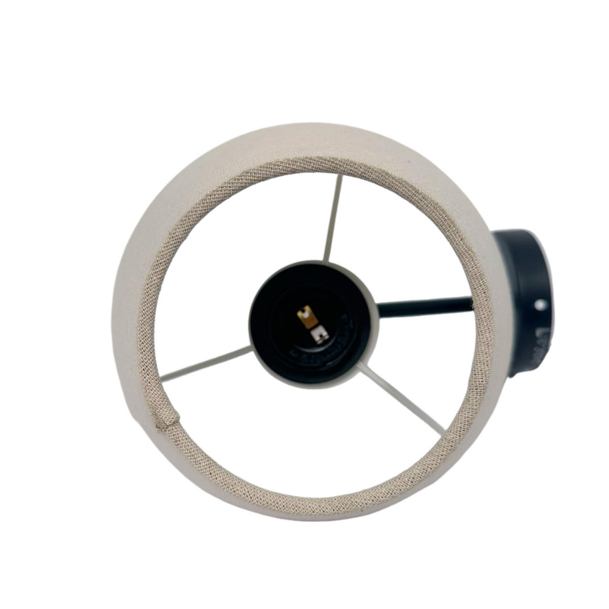 WANDLAMPE - Multicolor, Textil/Metall (27/32.5/27cm) - Relaxdays