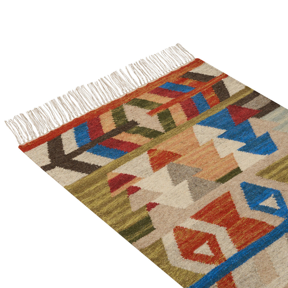 KELIM-TEPPICH Kaghsi 150/80 cm - Multicolor, Textil (80/150cm) - Beliani