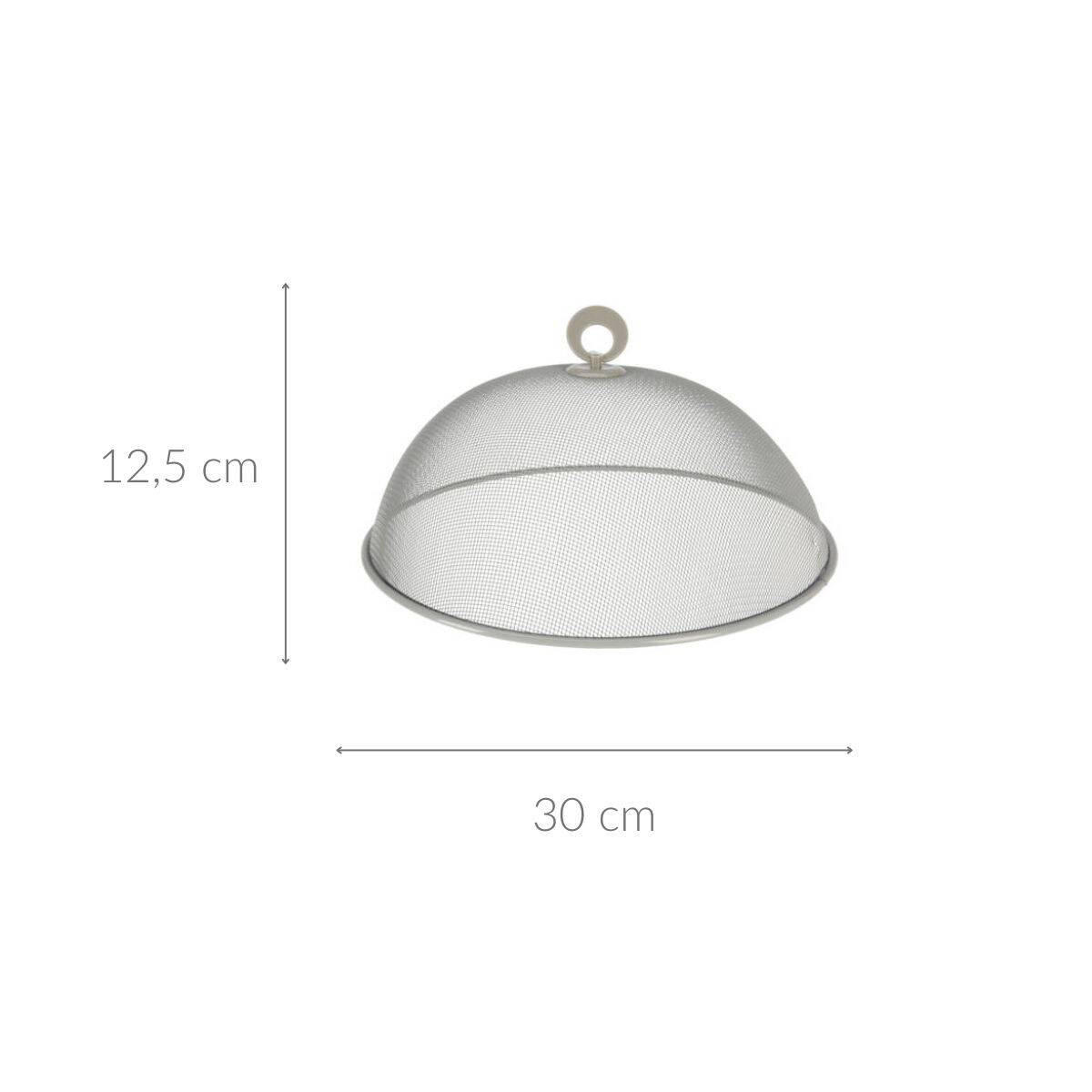 METALLABDECKUNG 30/12,5 cm - Grau, Metall (30/12.5/30cm)