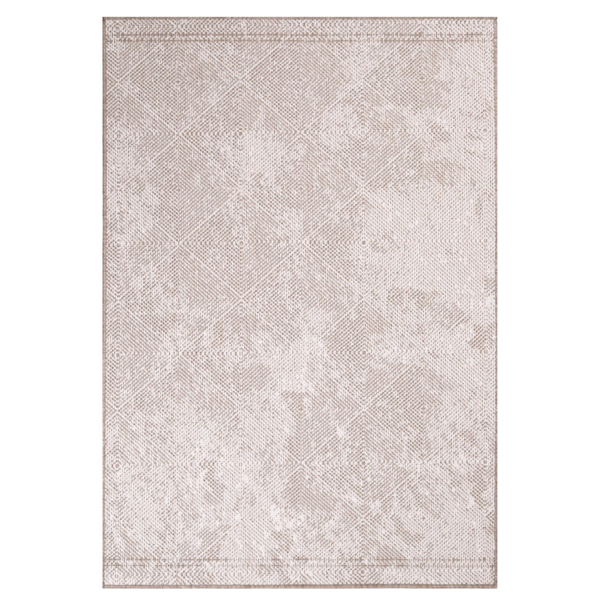 OUTDOOR-TEPPICH DuoRug 5845 Creme 160x230 cm - Beige, Textil (160/230cm) - carpet city