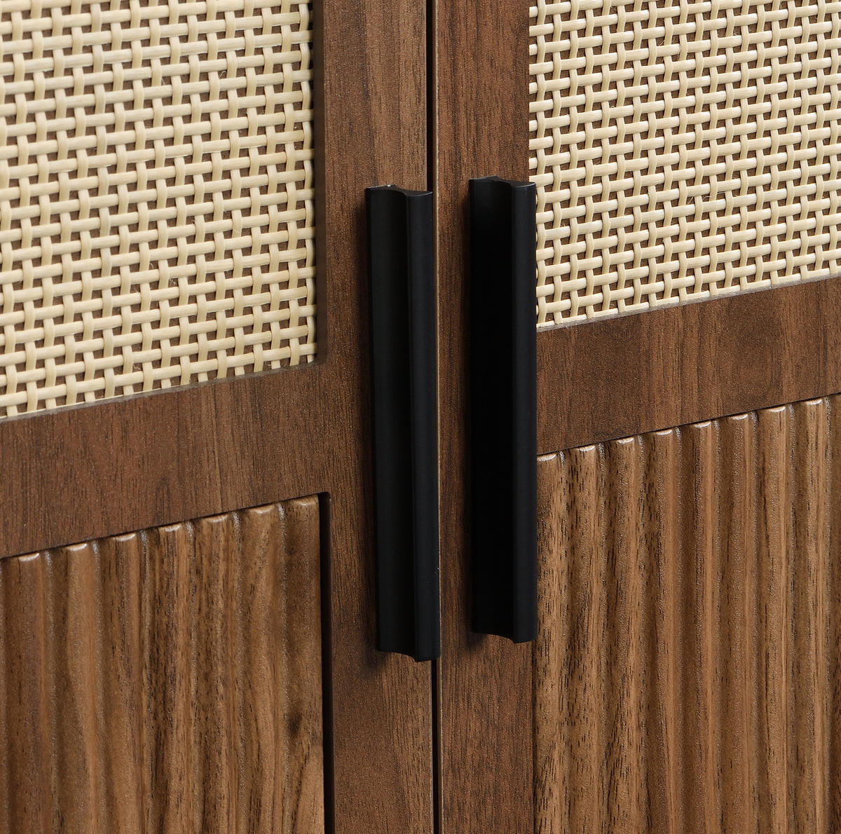 KOMMODE 140/80/40 cm Natur aus MDF mit 4 Türen - Naturfarben, Holzwerkstoff (40/80/140cm) - OKMYHOME