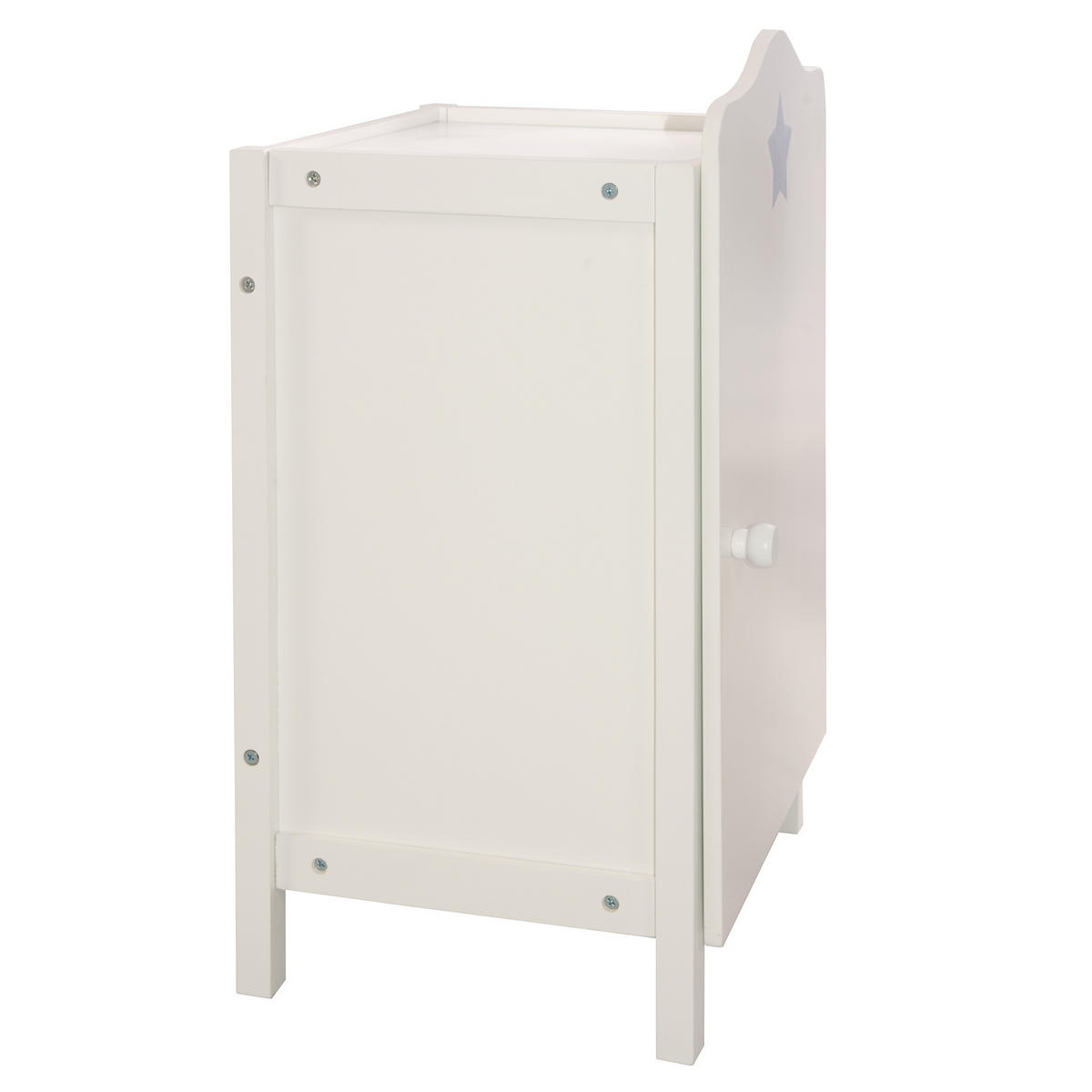 PUPPENKLEIDERSCHRANK Stella - Grau, Holzwerkstoff (29.5/52/26.5cm) - Roba