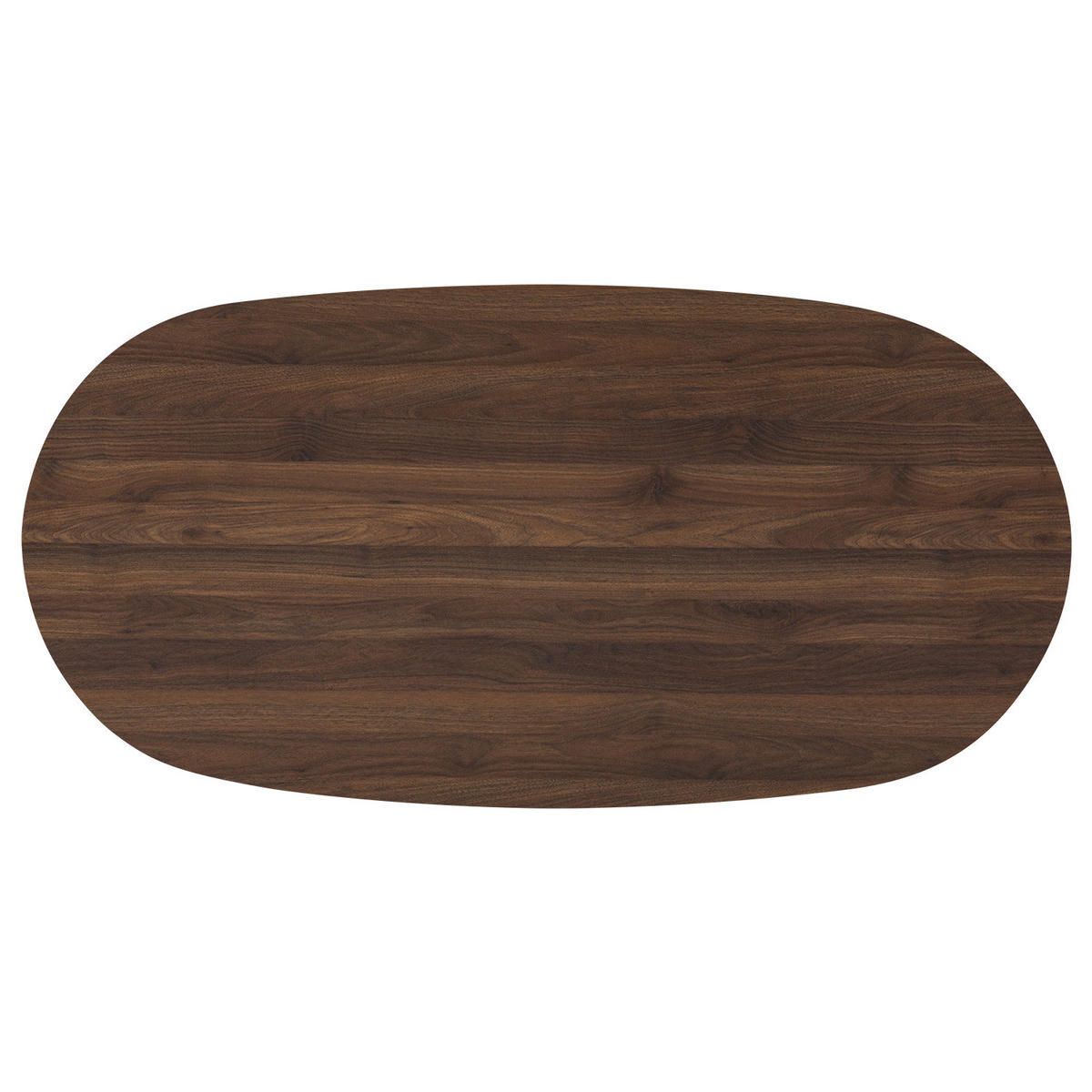 ESSTISCH oval - Walnuss Dekor - Braun, Holzwerkstoff (80/160/75cm) - home24