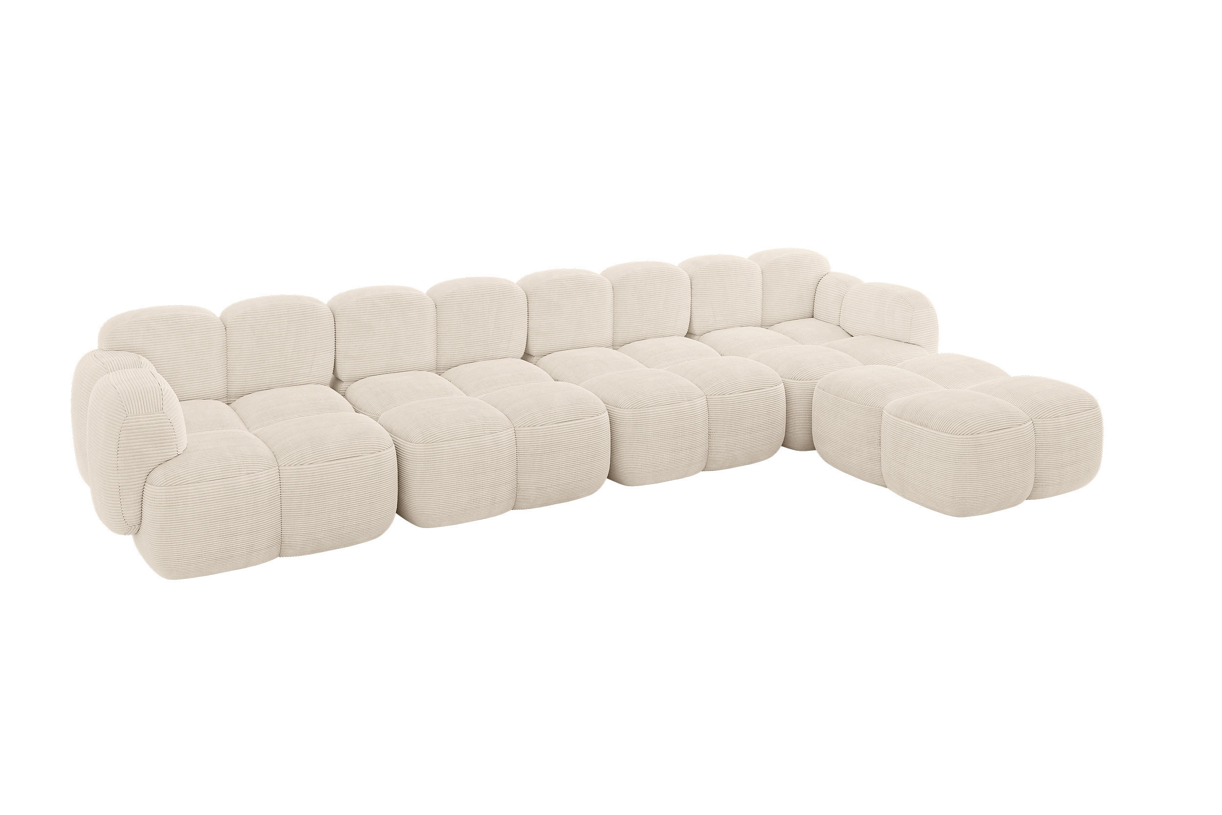 Altdecor Ecksofa Beige 390x205 cm