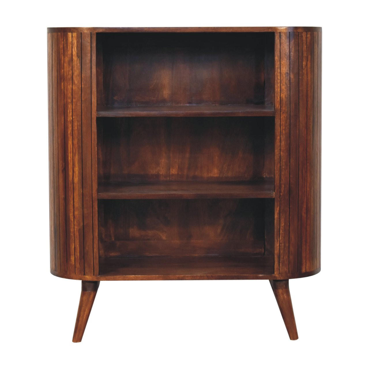 Artisan Furniture SKŘÍŇ s povrchem Samt-Mokka, 2 vnitřní police, 2 dvířka, tmavě hnědá.