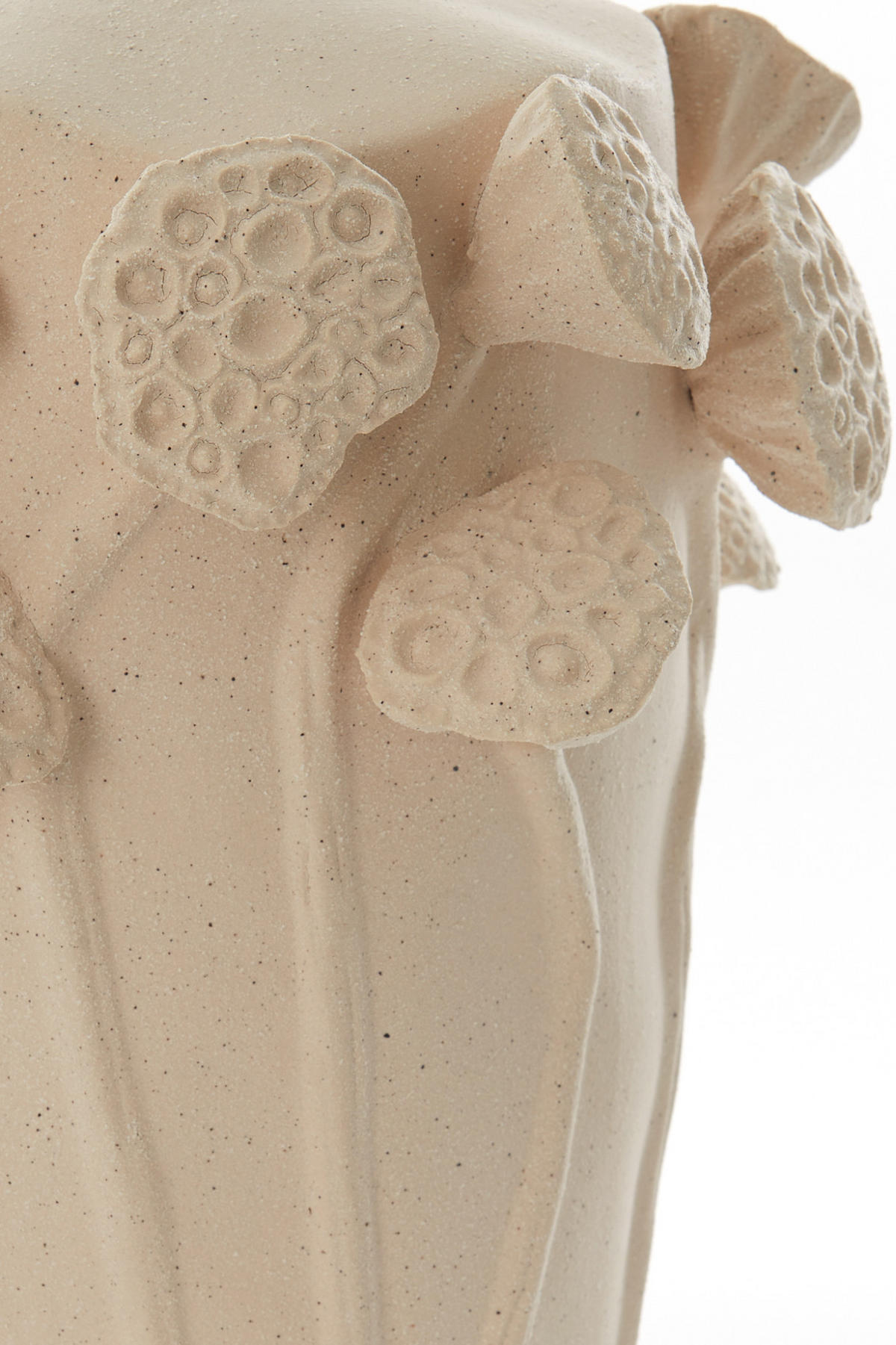 LAMPENFUSS Lavci Weiß 28,5/27,5/36,5 cm - Weiß, Keramik (28.5/27.5/36.5cm) - Light & Living