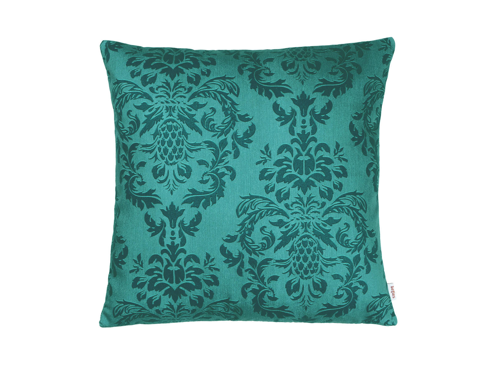 KISSENNHÜLLE Epoche petrol-grün 45/45 cm - Petrol, Textil (45/45cm) - beties Heimtextil
