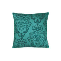 KISSENNHÜLLE Epoche petrol-grün 45/45 cm - Petrol, Textil (45/45cm) - beties Heimtextil