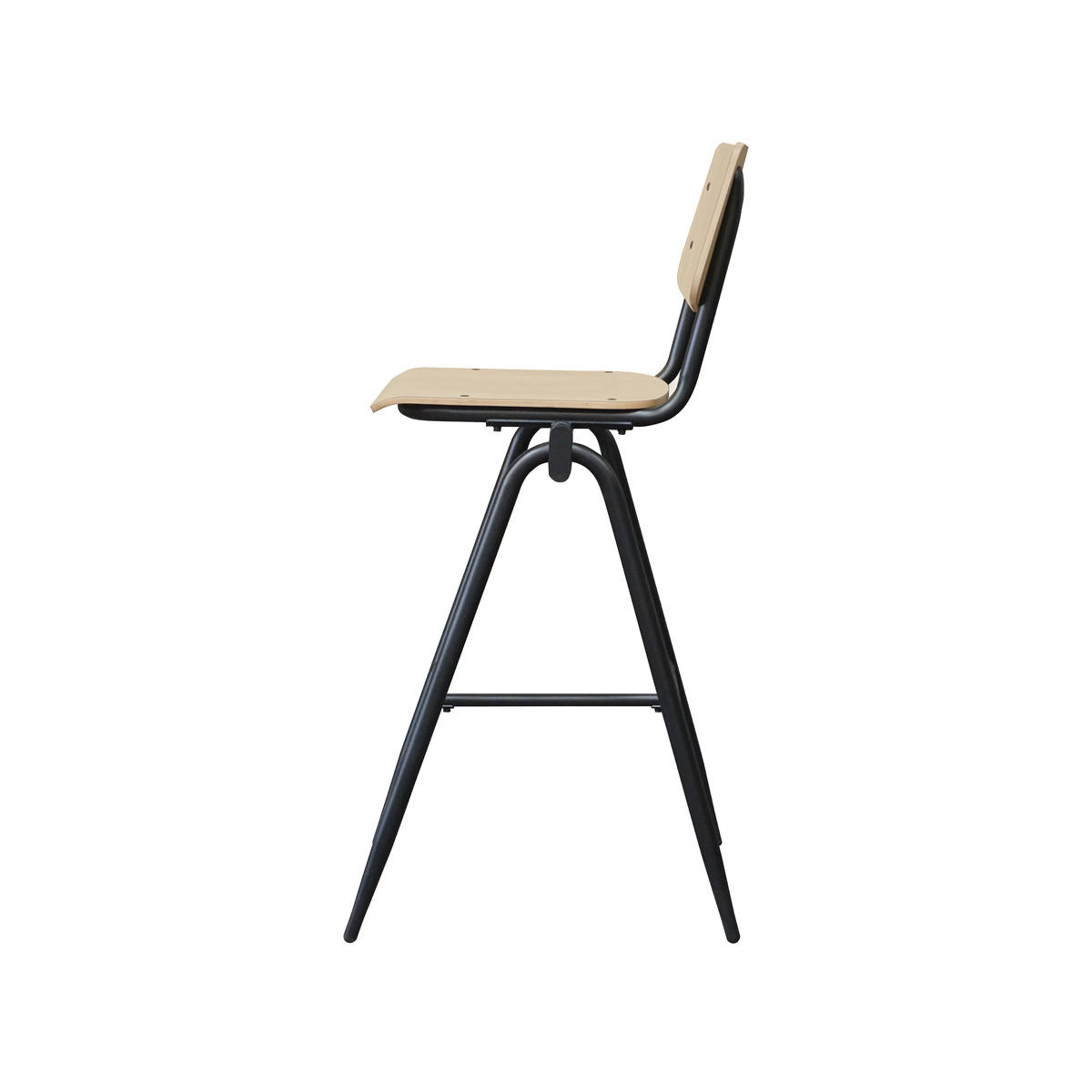 BARHOCKER massiv beige 58/49/109 cm 2er-Set - Beige, Holz (49/109/58cm) - LABEL51