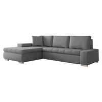 ECKSOFA Orkan Mini - Alufarben, Holz/Textil (265/185cm) - MIRJAN24