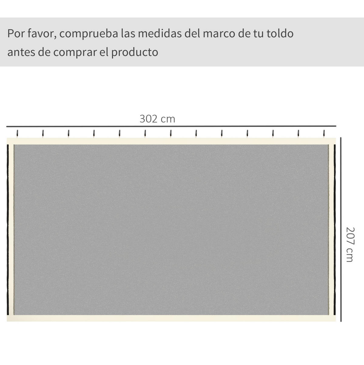 PAVILLON 300/300 cm schwarz aus Polyester für 3x3 Pavillons - Schwarz, Textil (207/1/302cm) - OKWISH