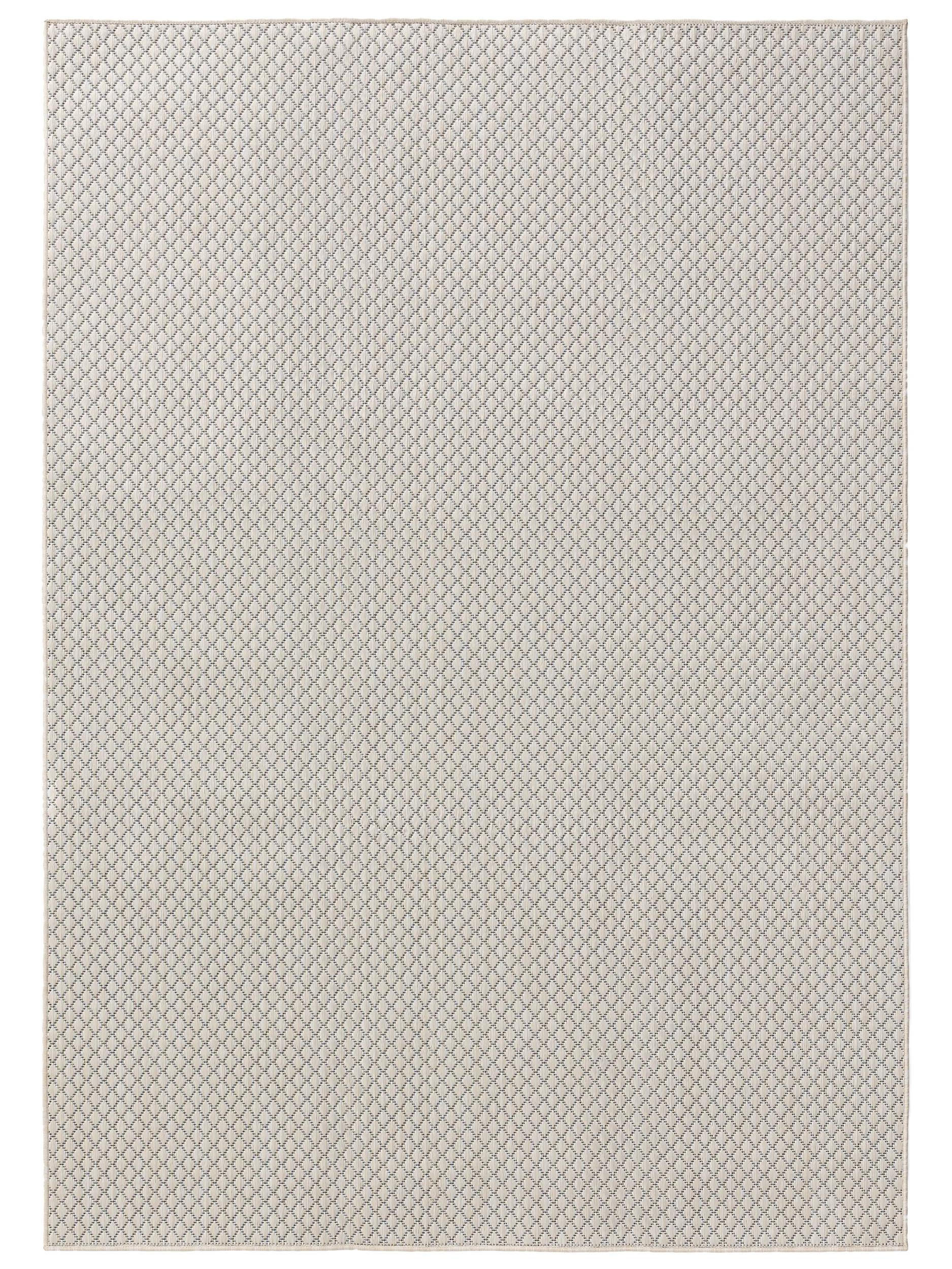 VNÚTORNÝ a vonkajší koberec Lou Biela 140x200 cm - biela, plast (140/200cm) - benuta