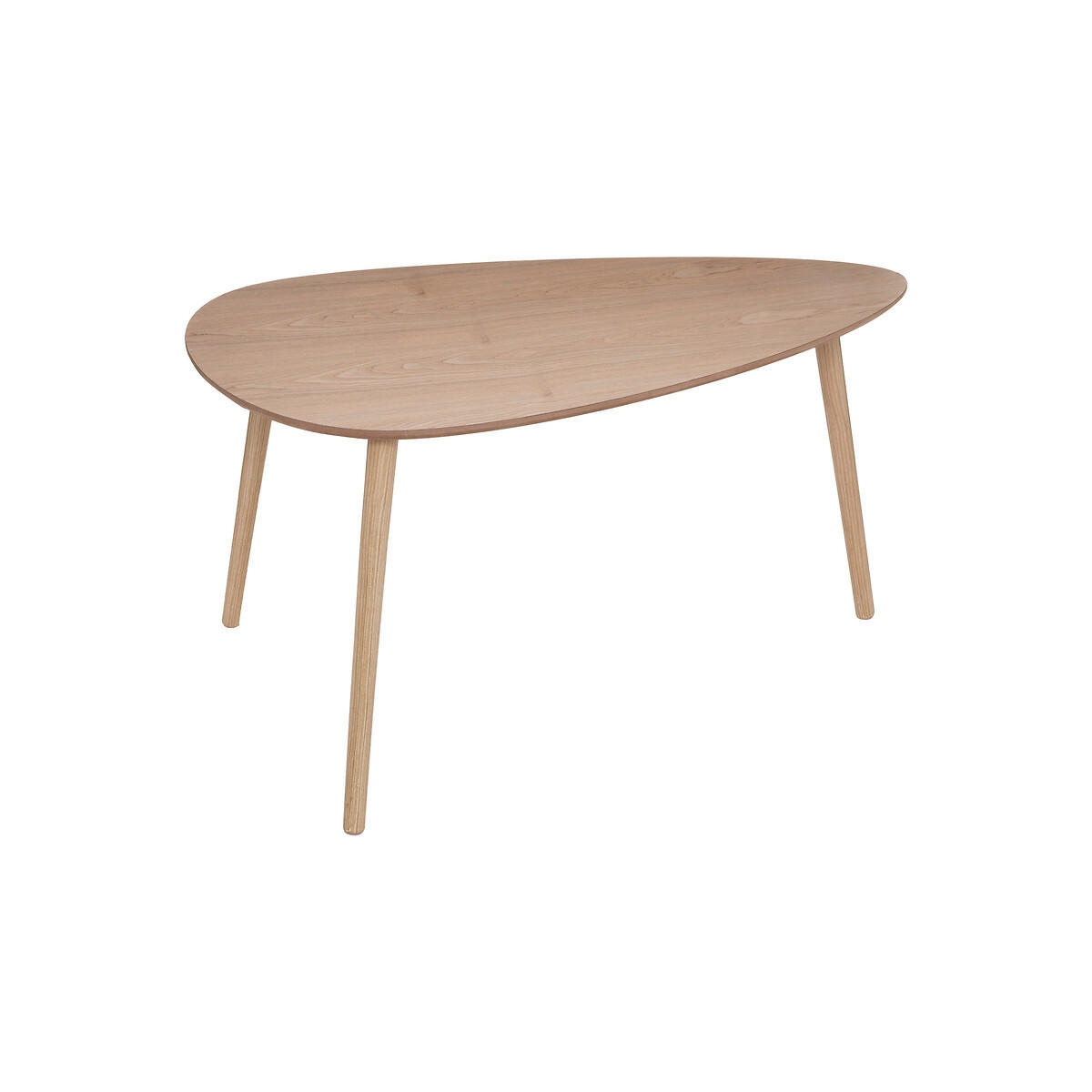 KAFFEETISCH Tränenform Mileo Braun - Braun, Holzwerkstoff (98/60/51.5cm) - Atmosphera Createur d´interieur