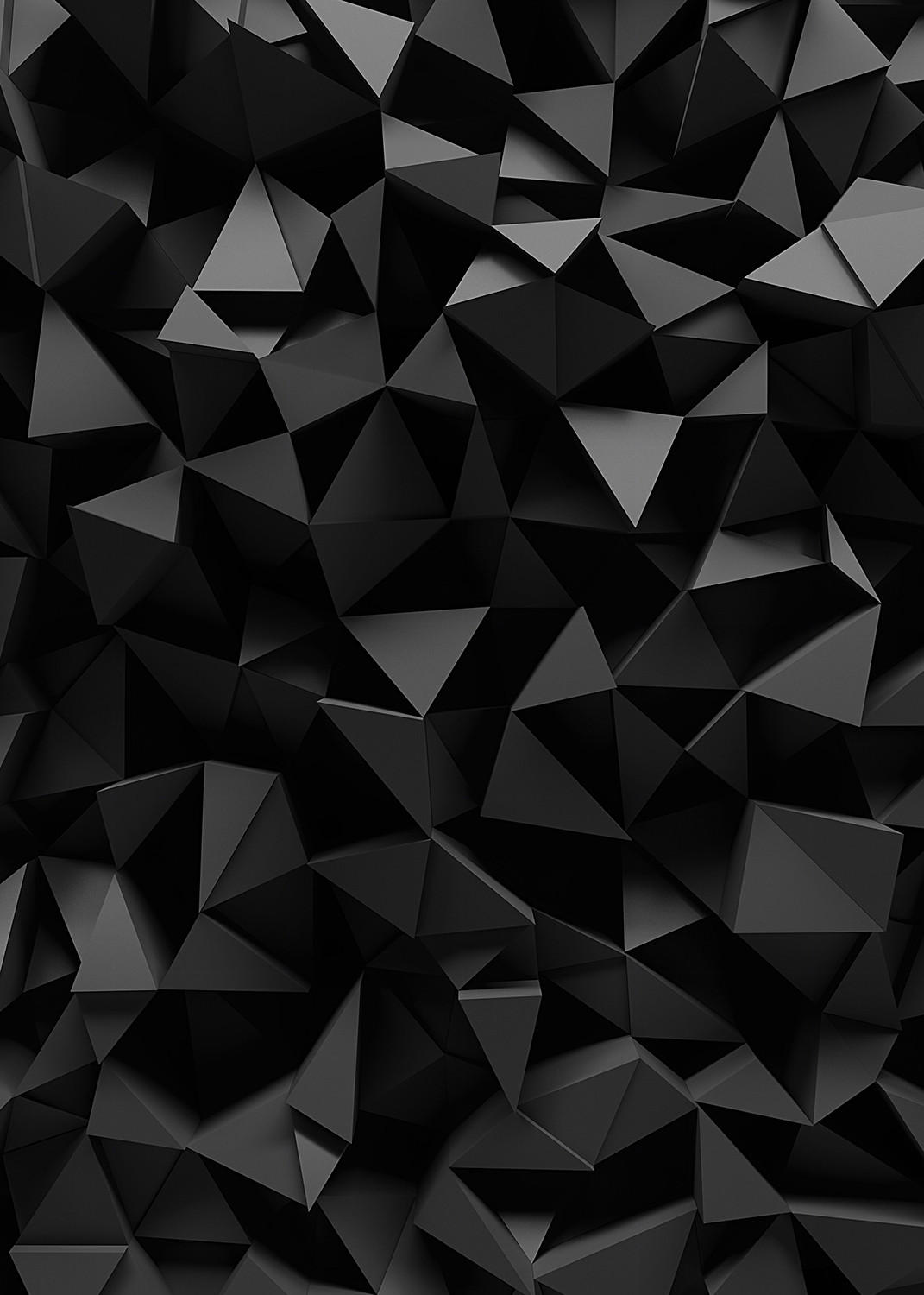 VERDUNKELUNGSROLLO 100x140 cm Schwarzes Origami - Schwarz, Textil (100/140cm) - TULUP