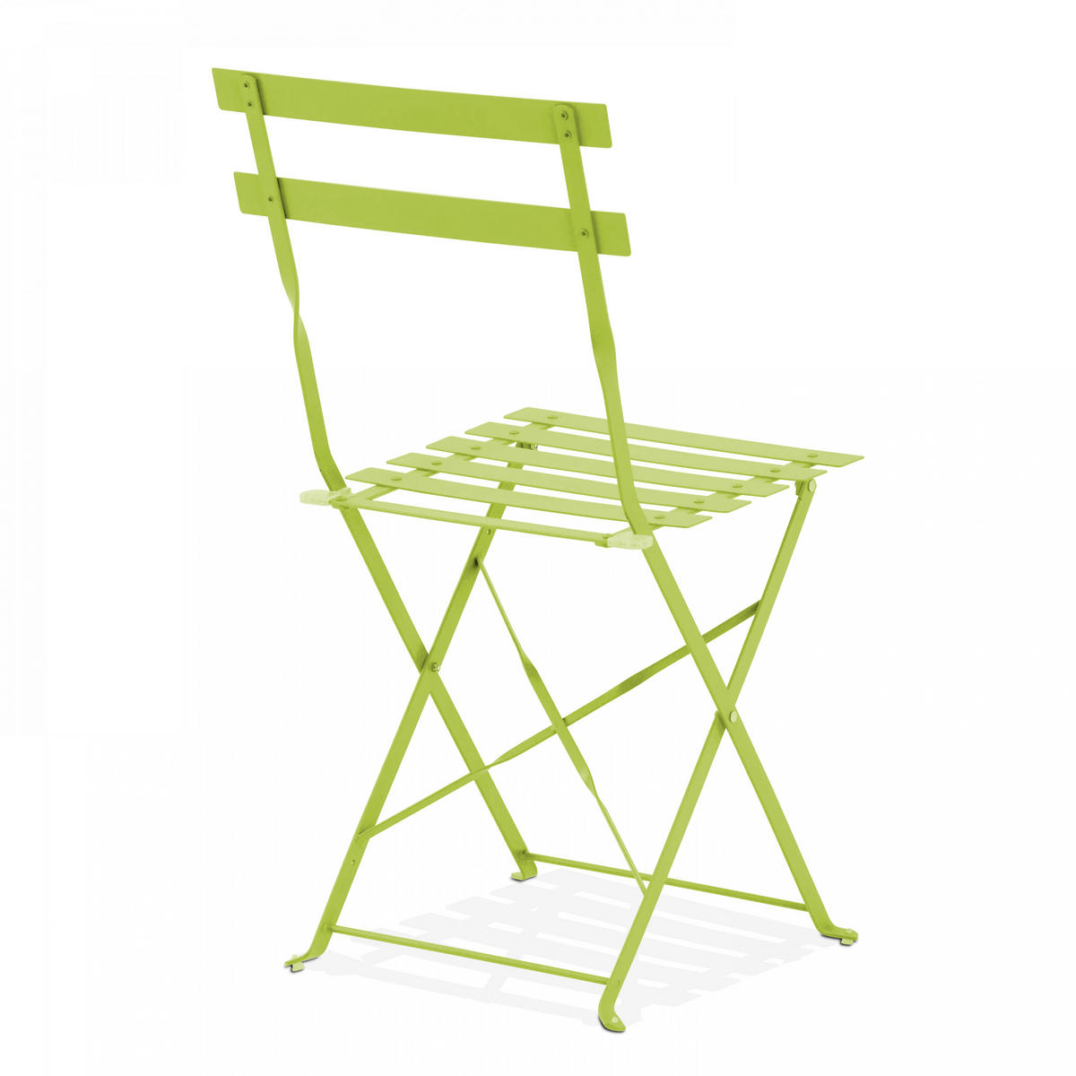 GARTENSTUHL, klappbar 2-tlg., Grün - Grün, Metall (46/82/42cm) - Oviala