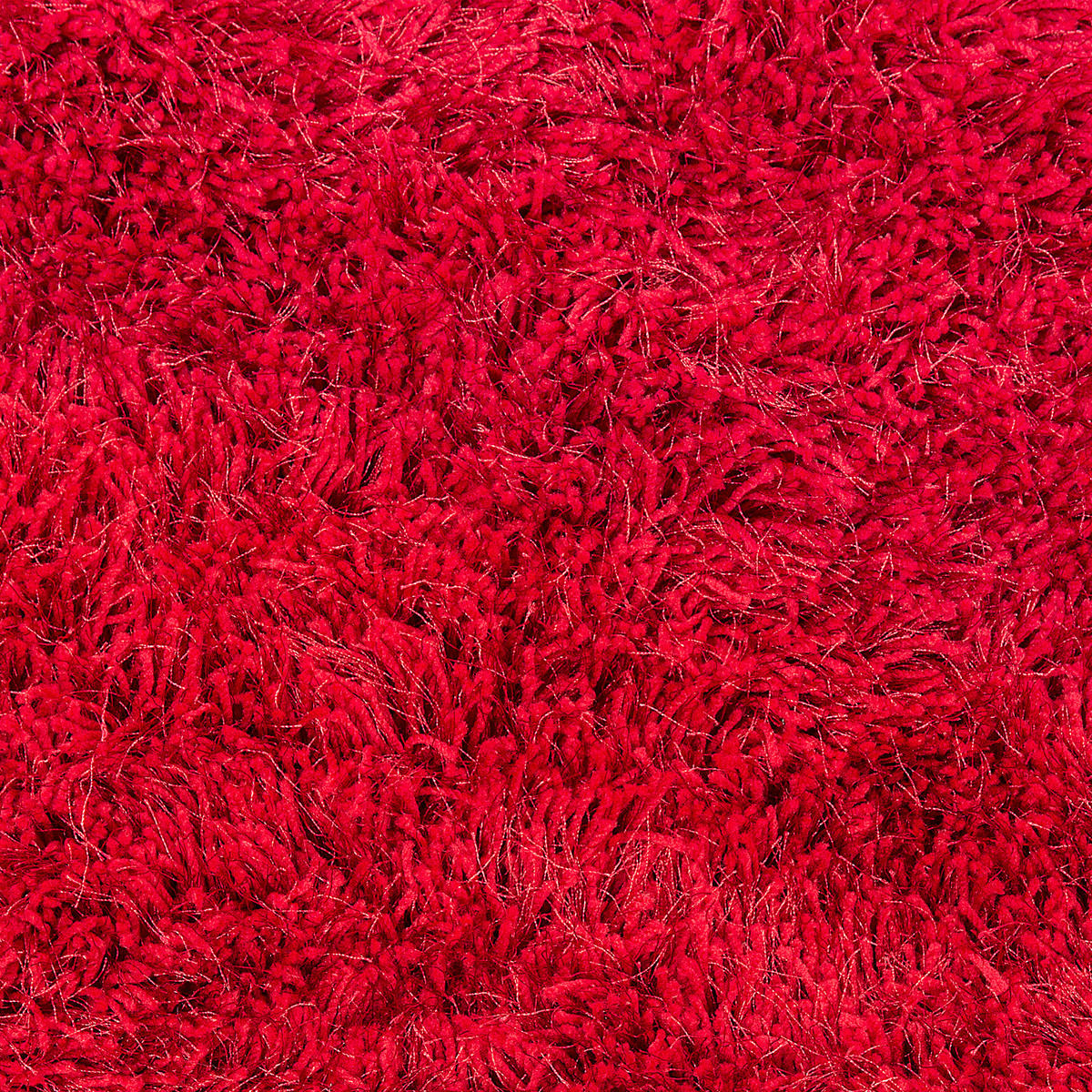 SHAGGY-TEPPICH Cide 200/140 cm - Rot, Kunststoff (140/200cm) - Beliani