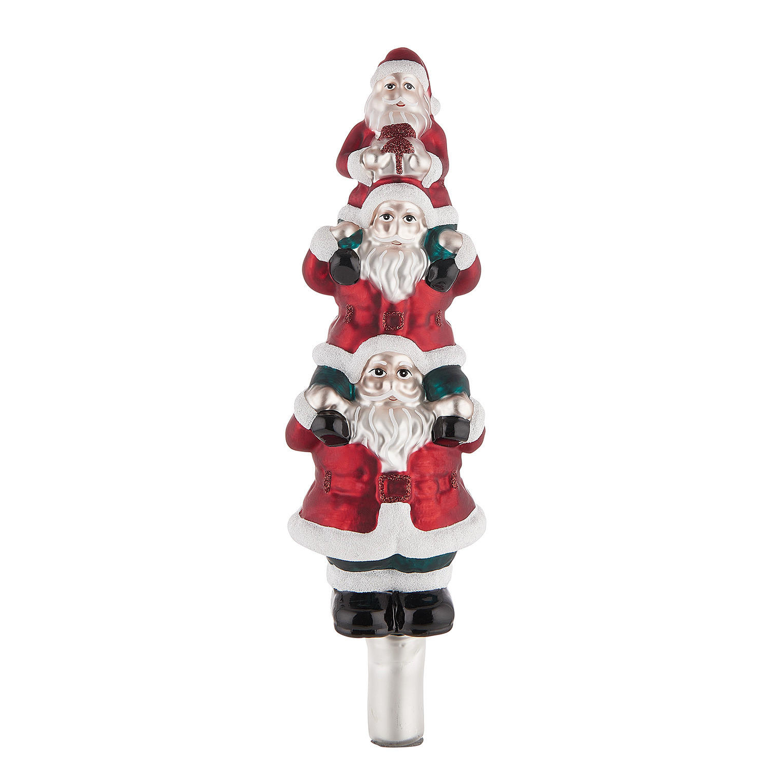 BAUMSPITZE X-Mas - Rot, Glas (31cm) - Butlers