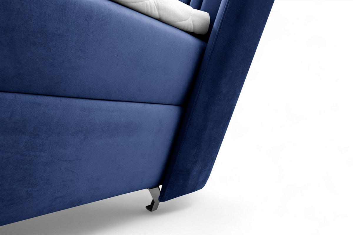 BOXBETT Damien - Blau, Holzwerkstoff/Textil (200/200cm) - Fun Möbel
