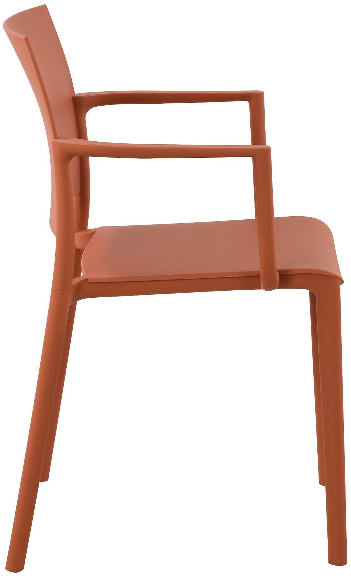 GARTENSTUHL Kunststoff Terracotta - Terracotta, Kunststoff (57/81/52cm) - CLP