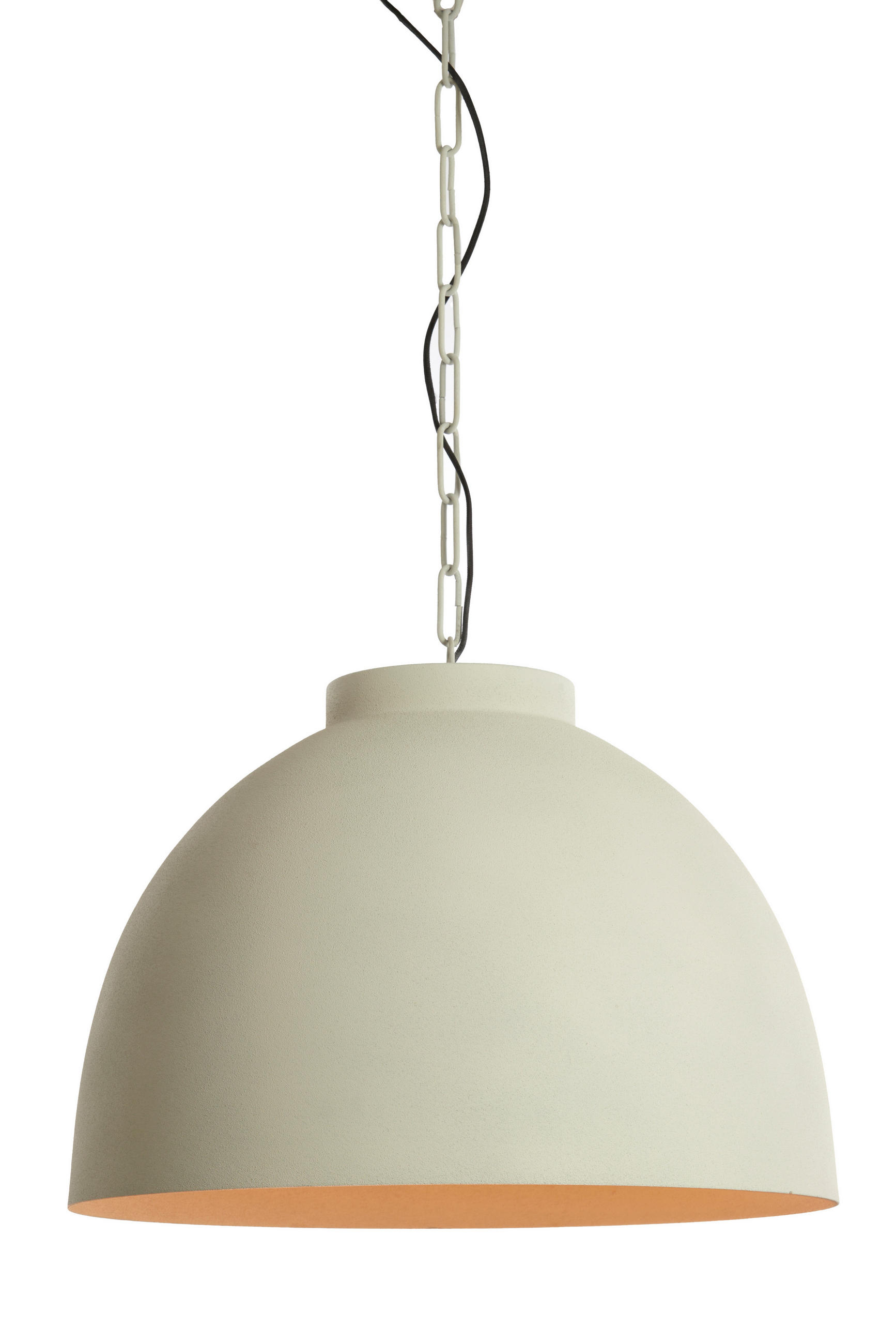 HÄNGELAMPE Kylie Weiß Ø60/42 cm - Weiß, Metall (60/60/42cm) - Light & Living