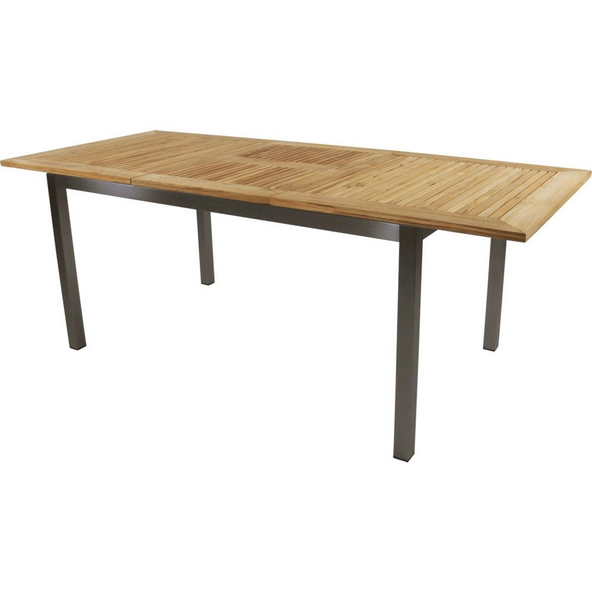 GARTENTISCH Marmaris - Schwarz - 152∕210/90/76 cm - Schwarz, Holz (152/90/76cm) - Lesli Living
