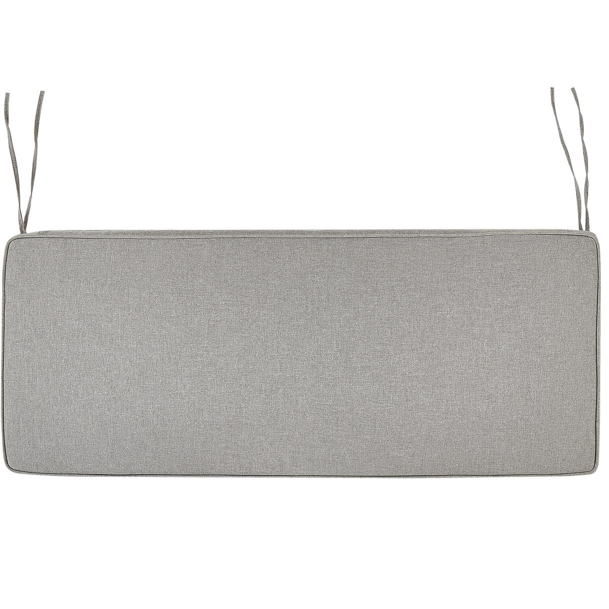 SITZBANKPOLSTER KISSEN Grau Sovana - Grau, Textil (108/5/45cm) - Beliani
