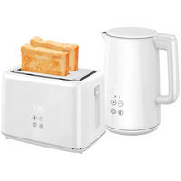 WASSERKOCHER-TOASTER-SET DE-17447 Creme - Creme, Metall (15.5/25.1/21.5cm) - ComfortXL