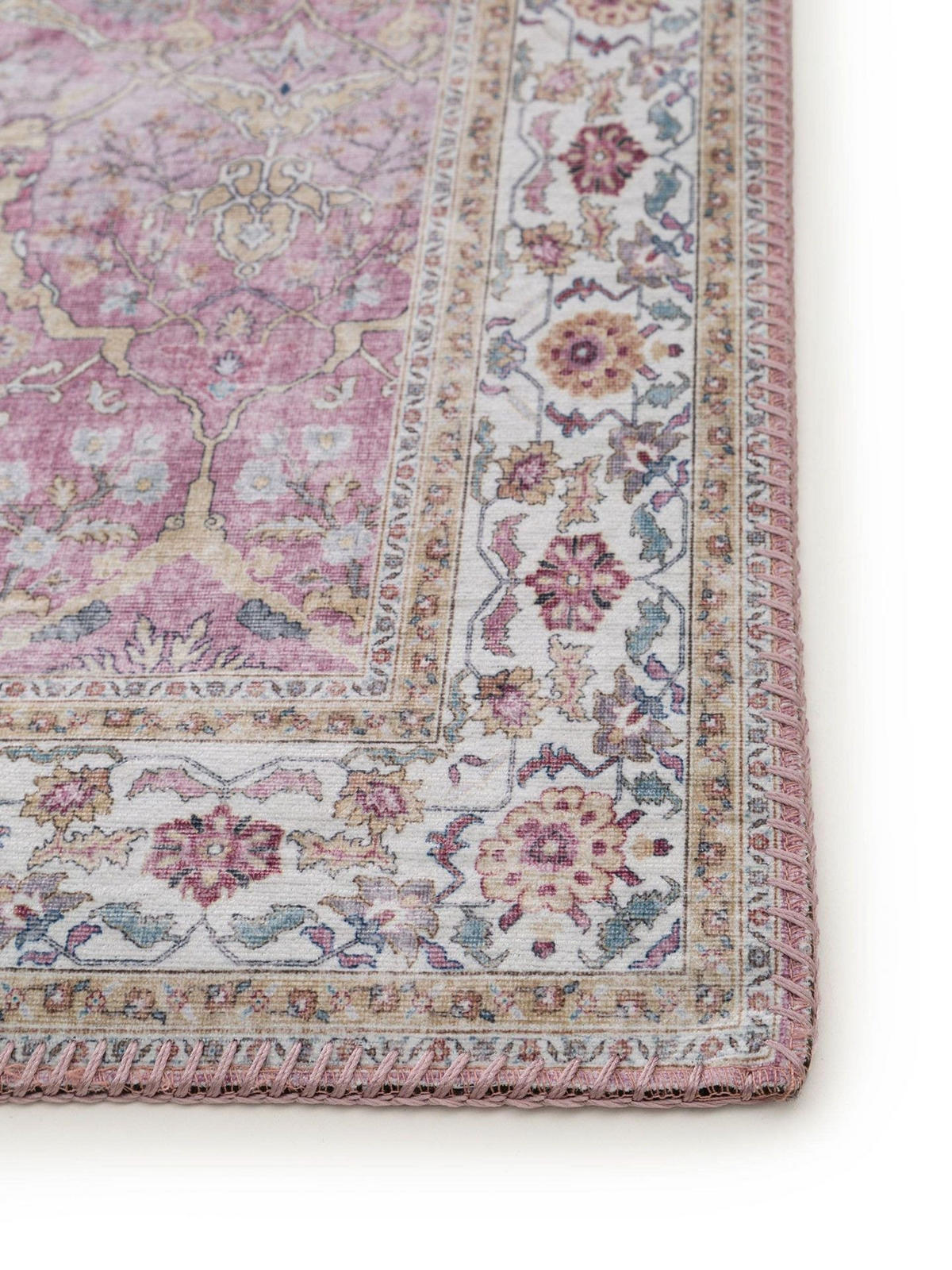 LÄUFER Laury Rosa 80x240 cm - Pink, Kunststoff/Textil (80/1cm) - KUNSTLOFT