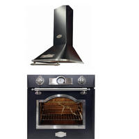 ELEKTRO-EINBAU-BACKOFEN 60 cm EH 6355 Em Sil+A 6315 Em Sil Eco Dunstabzugshaube 60 cm - Schwarz, Metall (59.4/59.4/56.6cm) - Kaiser Küchengeräte