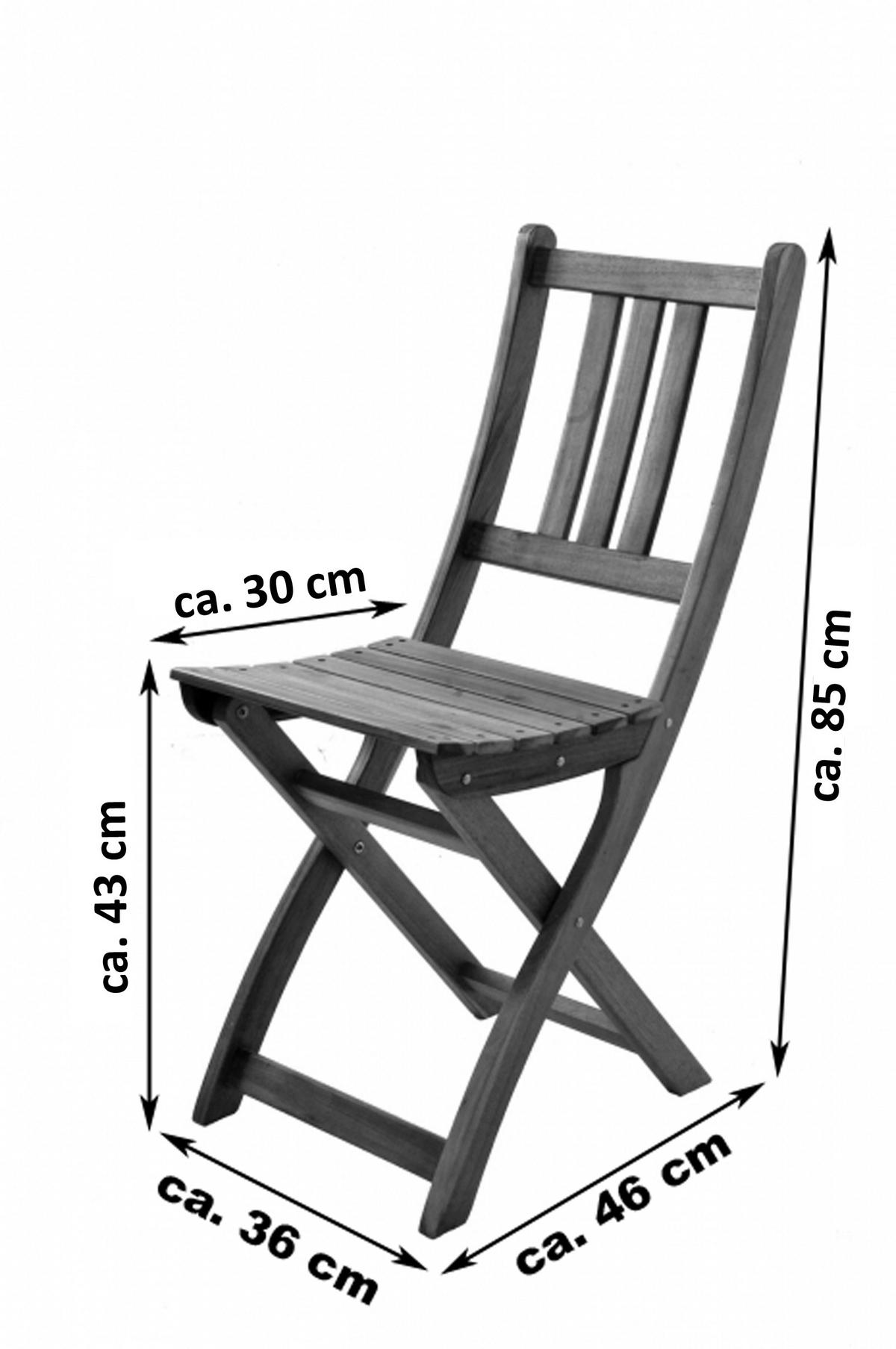 GARTENMÖBELSET 3TLG. BLOOM - Beige, Holz - SAM