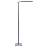 STEHLAMPE Perseus 7/95/186 cm - Silberfarben, Metall (7/95/186cm) - Beliani