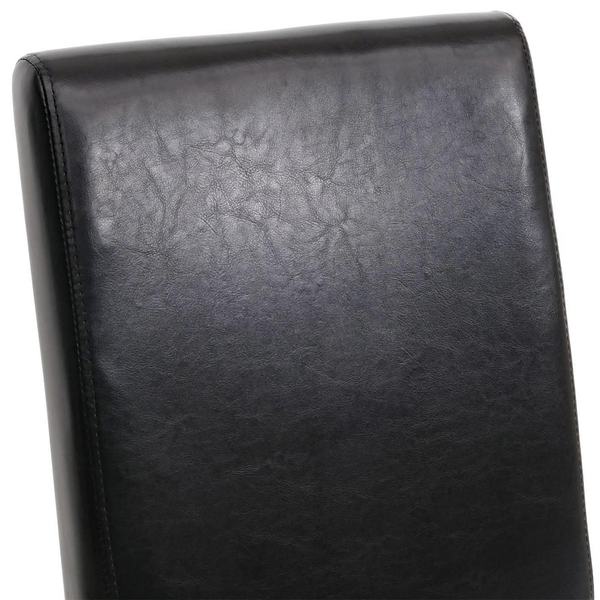 ESSZIMMERSTUHL Schwarz 2er-Set - Schwarz, Textil (43/90/56cm) - MCW