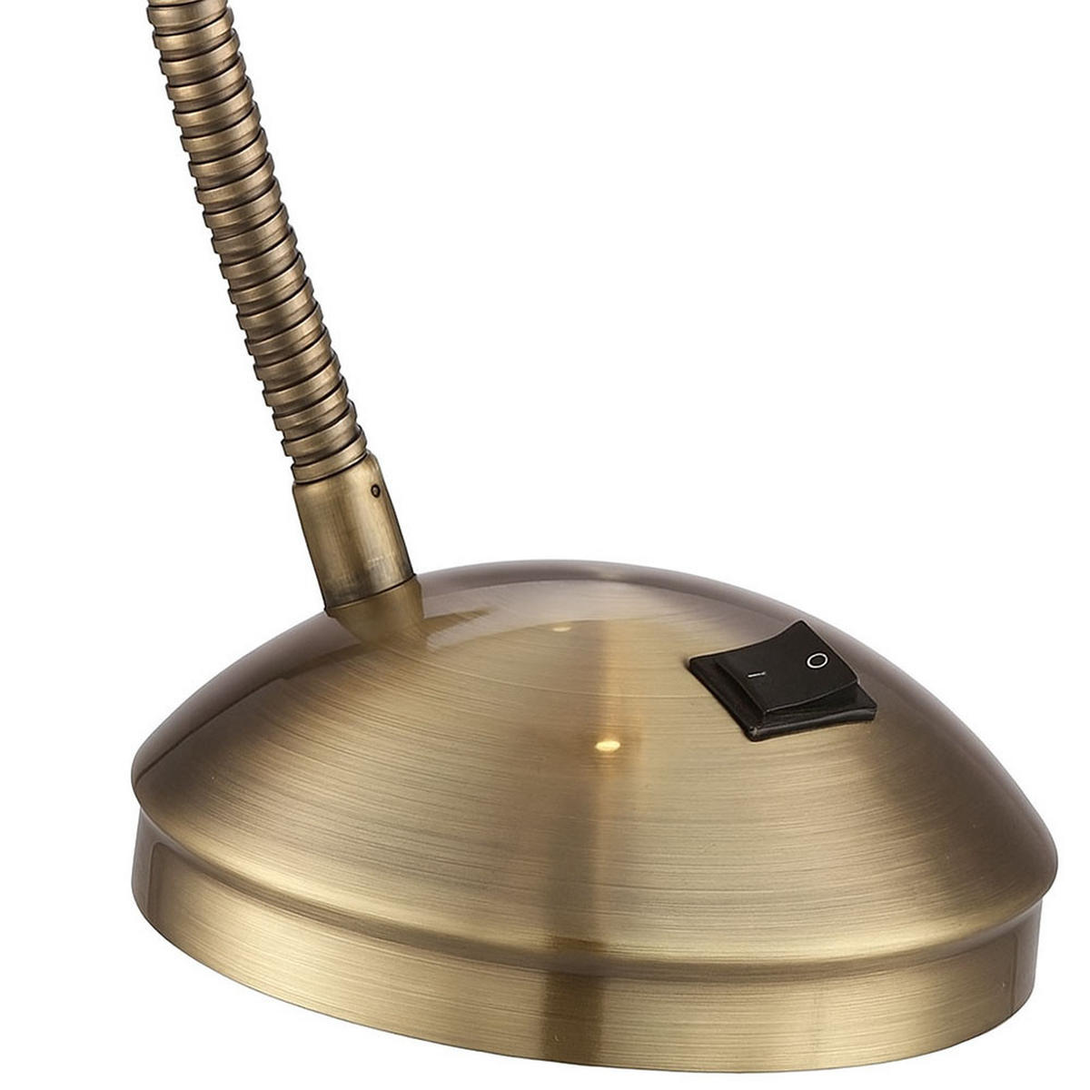 LED TISCHLEUCHTE NUOVA Altmessing - Messingfarben, Metall (24/24/44cm) - Globo Lighting