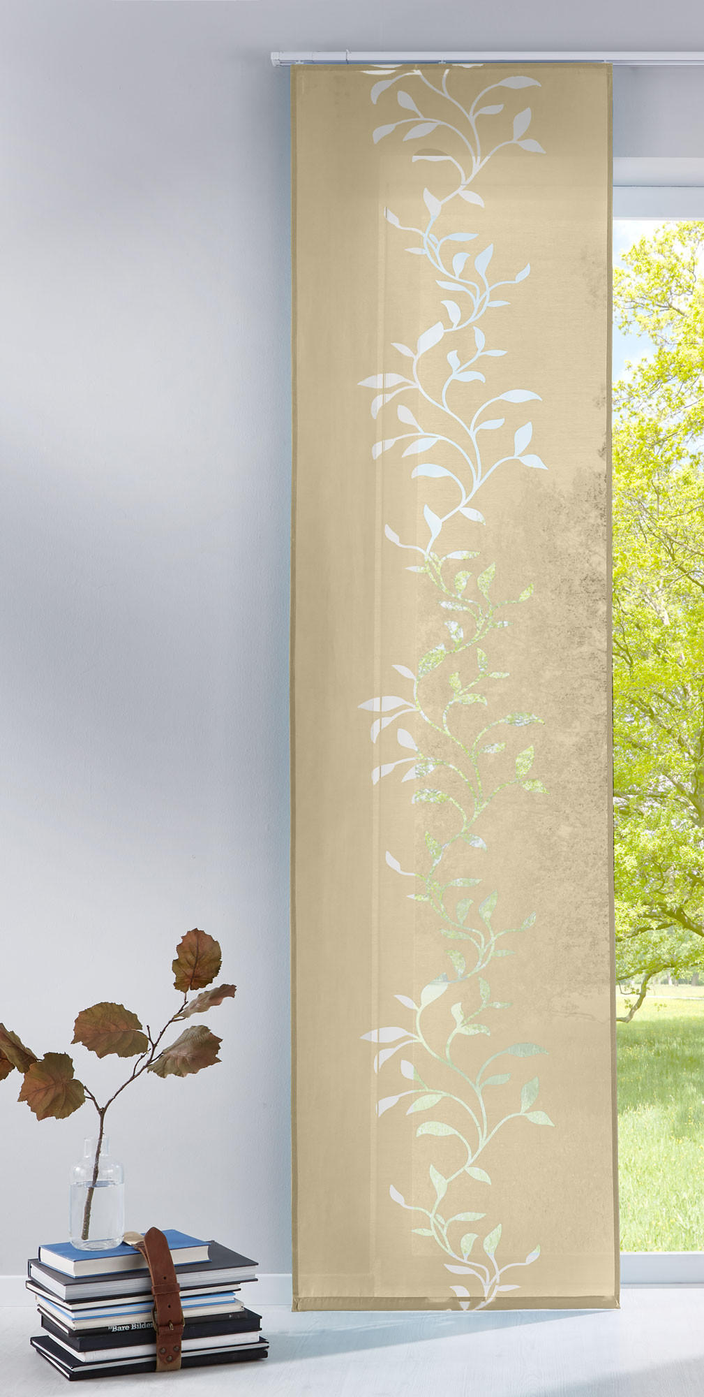 FLÄCHENVORHANG HxB 245x60 Sand - Sandfarben, Textil (60/245cm) - Gardinenbox