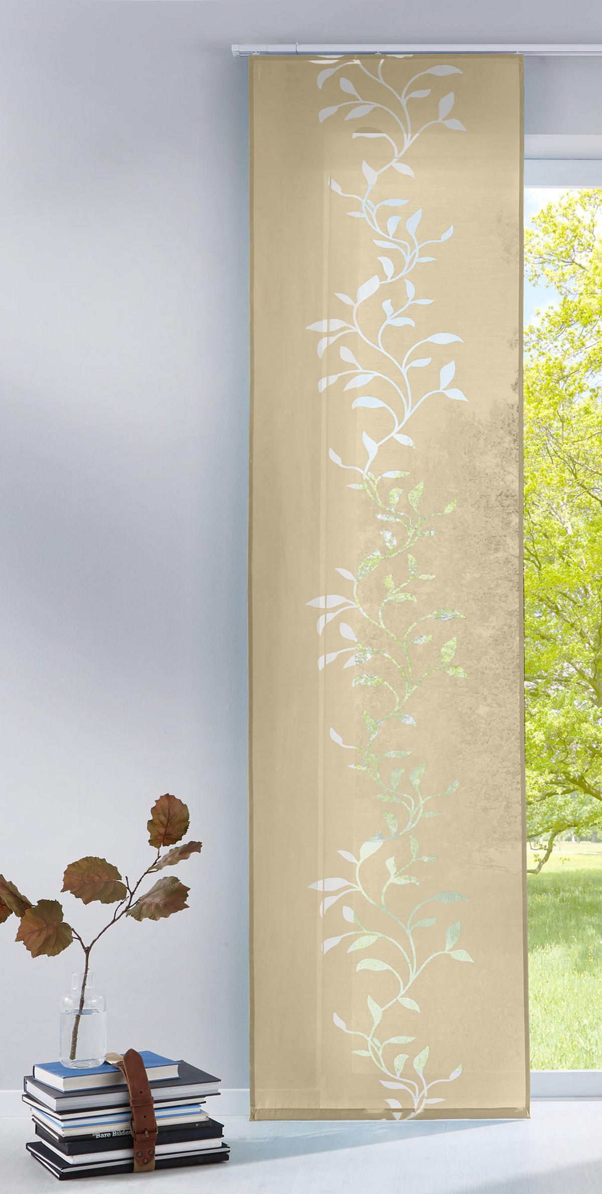 FLÄCHENVORHANG HxB 245x60 Sand - Sandfarben, Textil (60/245cm) - Gardinenbox