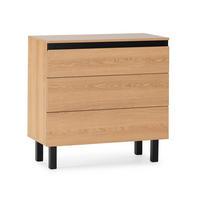 KOMMODE Molina 80/40/80 eichefarben - Honigeiche, Holzwerkstoff (80/80/40cm)