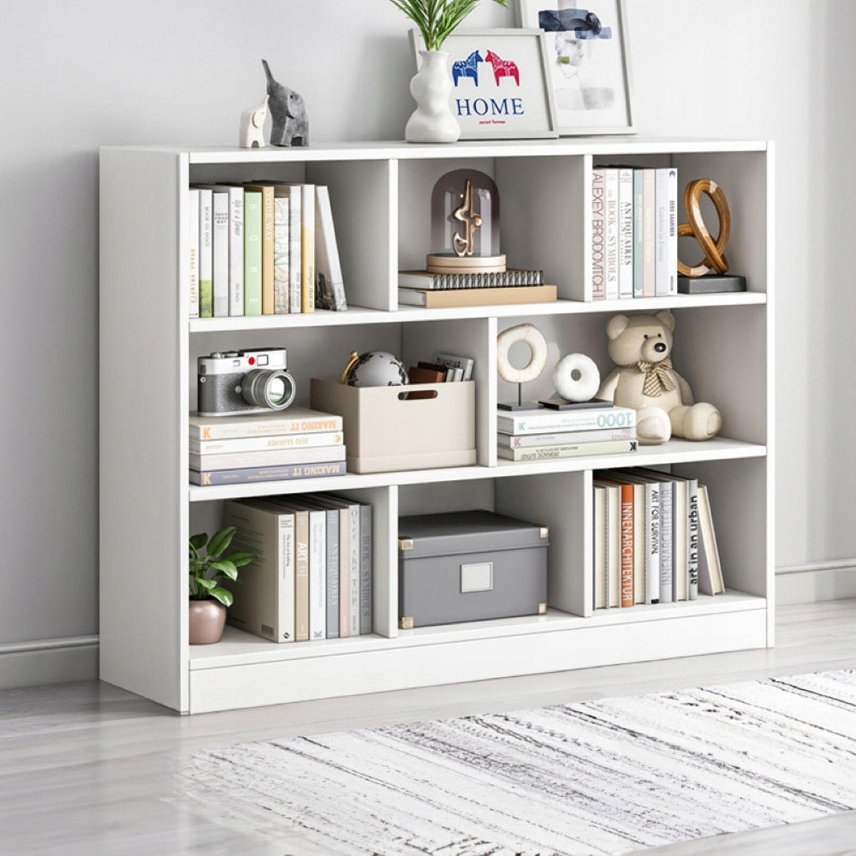 BÜCHERREGAL, weiß, 100/24/104 cm - Weiß, Holzwerkstoff (100/104/24cm) - MUVU