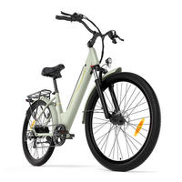 E-BIKE Grün – 100 km Reichweite, 250W Motor, Komfort & Sicherheit - Hellgrün, Metall (25cm) - Touroll