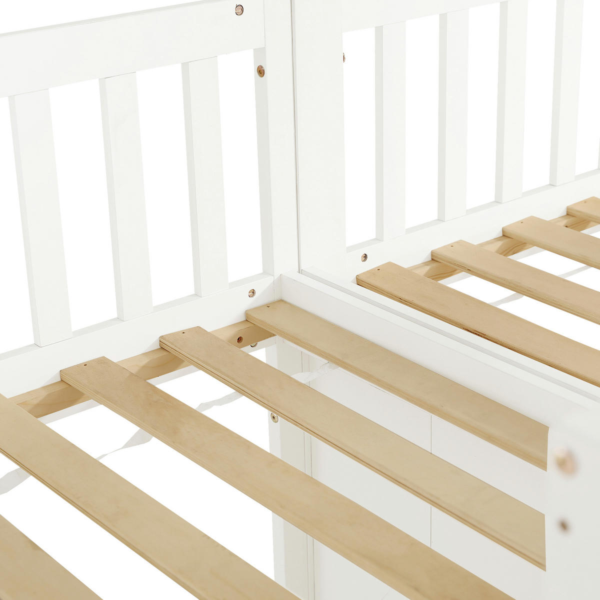 ETAGENBETT Kinder Weiß - Weiß, Holz (90/200cm) - ComfortXL