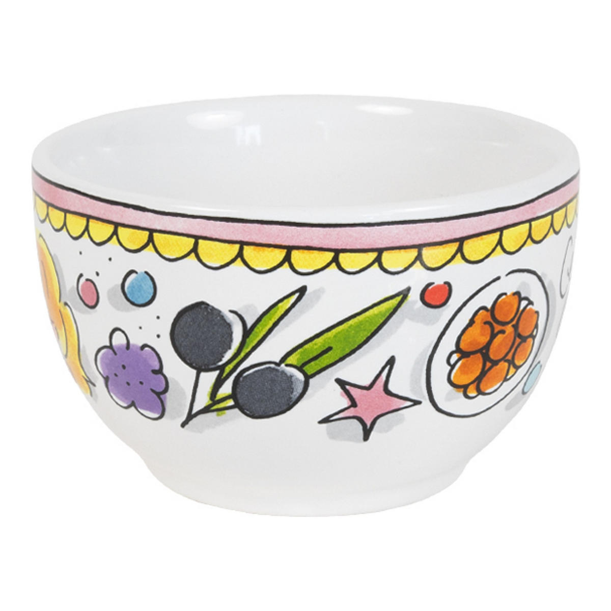 SCHALE Gute Zeiten in Bunt - 8cm - Multicolor, Keramik (8.7/5.5/8.7cm) - Blond Amsterdam