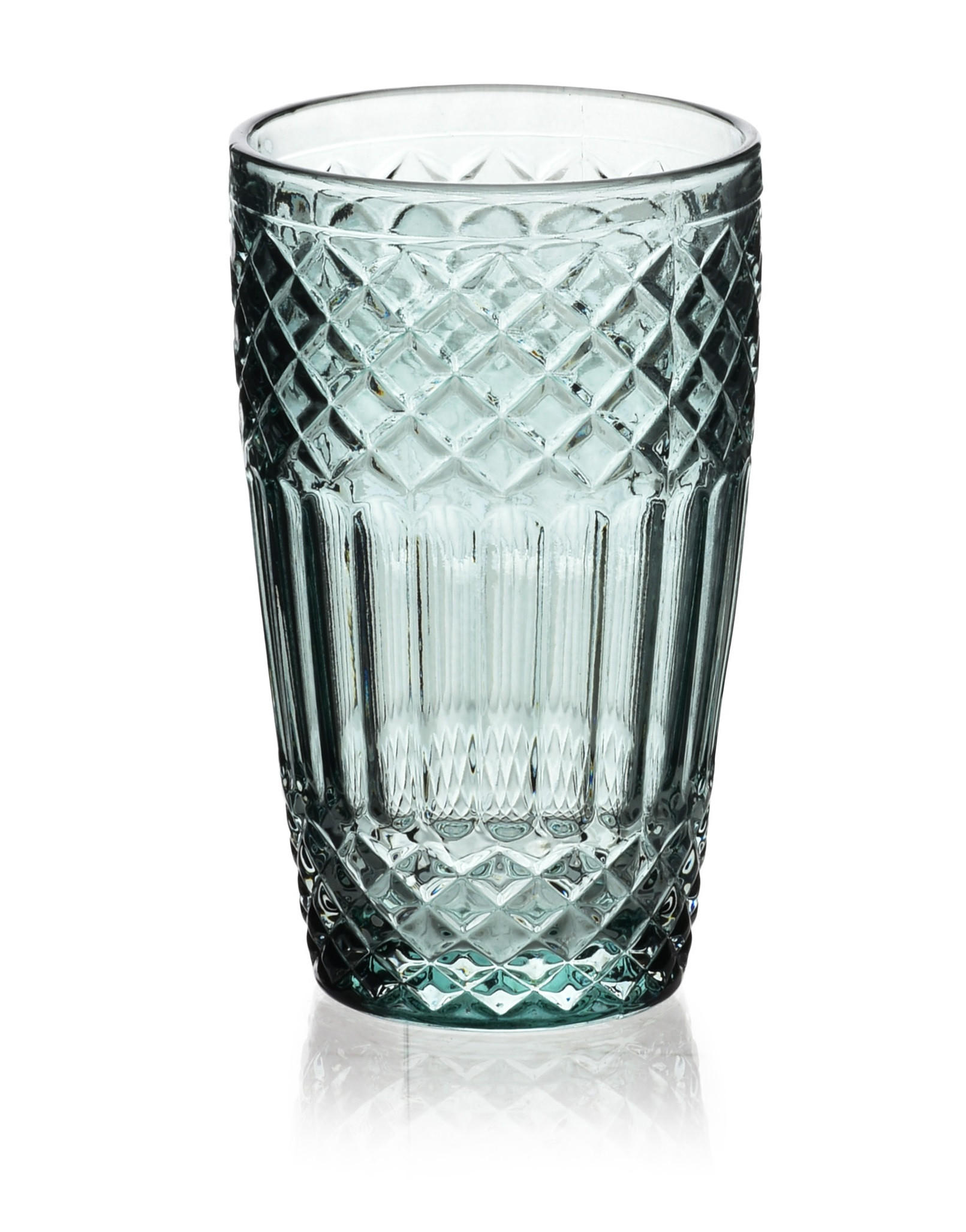 GLÄSER Ella 4er Set grün 8/6/12 cm Glas - Grün, Glas - Mondex