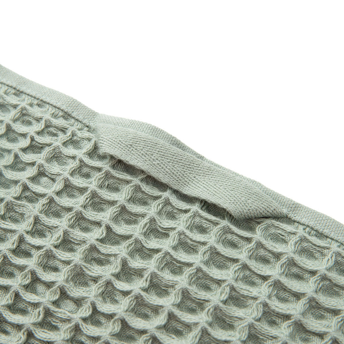 BADETUCH Vaffel Pistazie 50/90 cm - Grün, Textil (50/90cm) - Homla